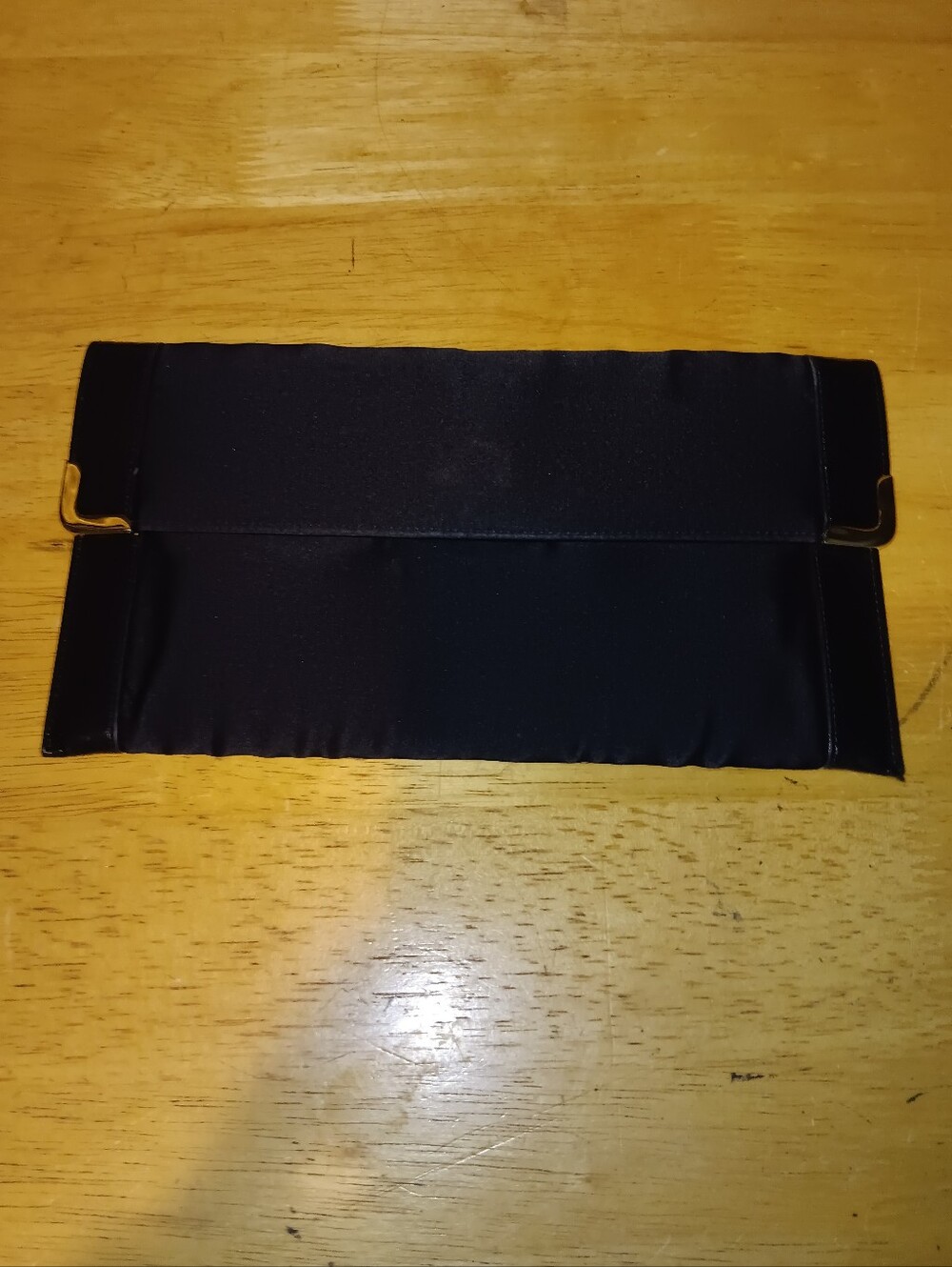 Koret Vintage Satin & Leather Clutch